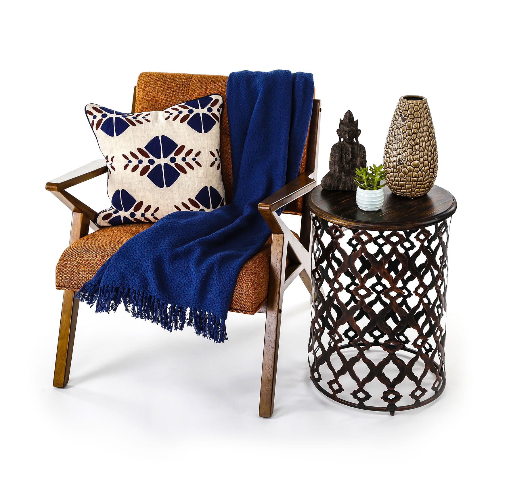 Home & Decor product photography - Chair and Sidetable Example