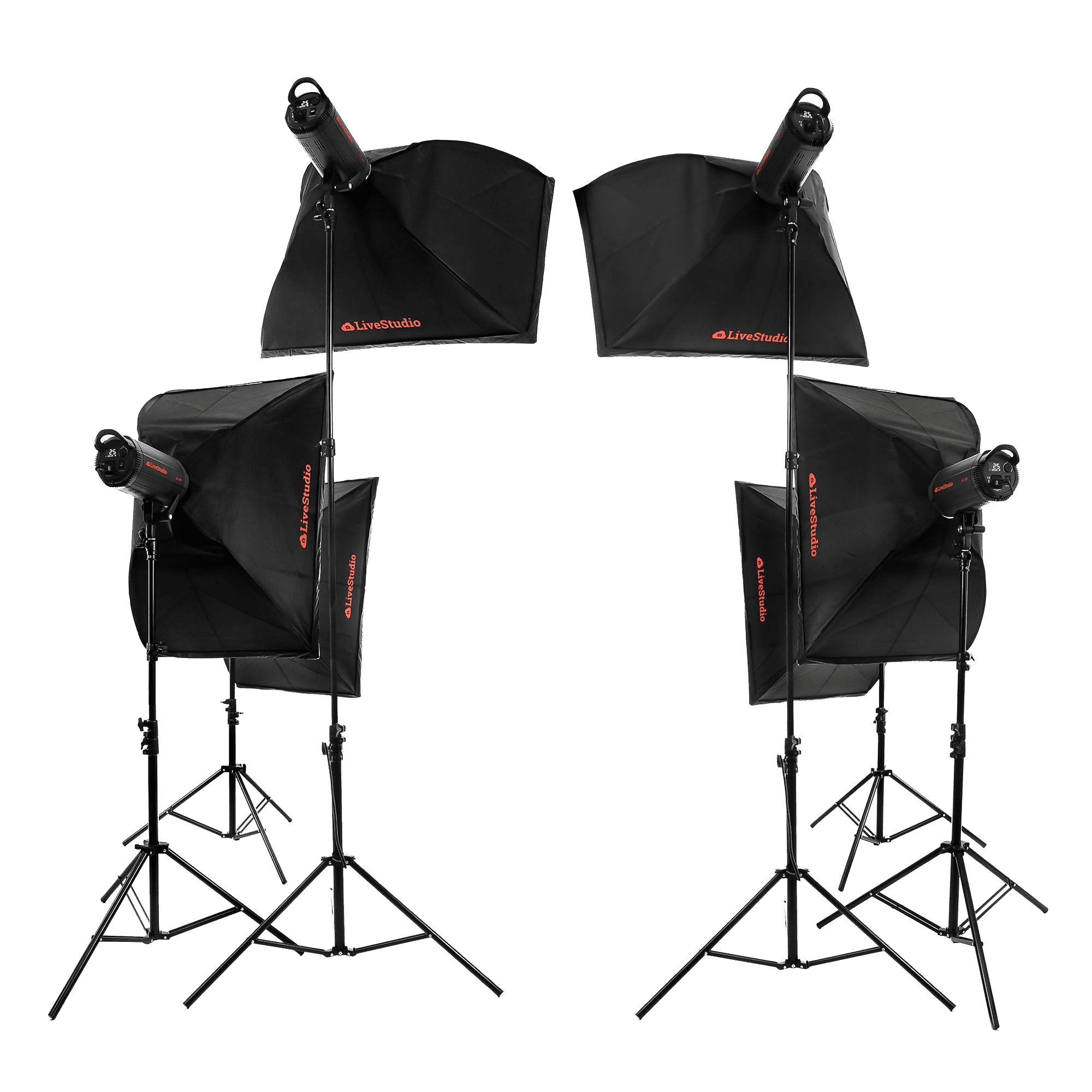 Ortery LiveStudio - 6 light product photography kit and software